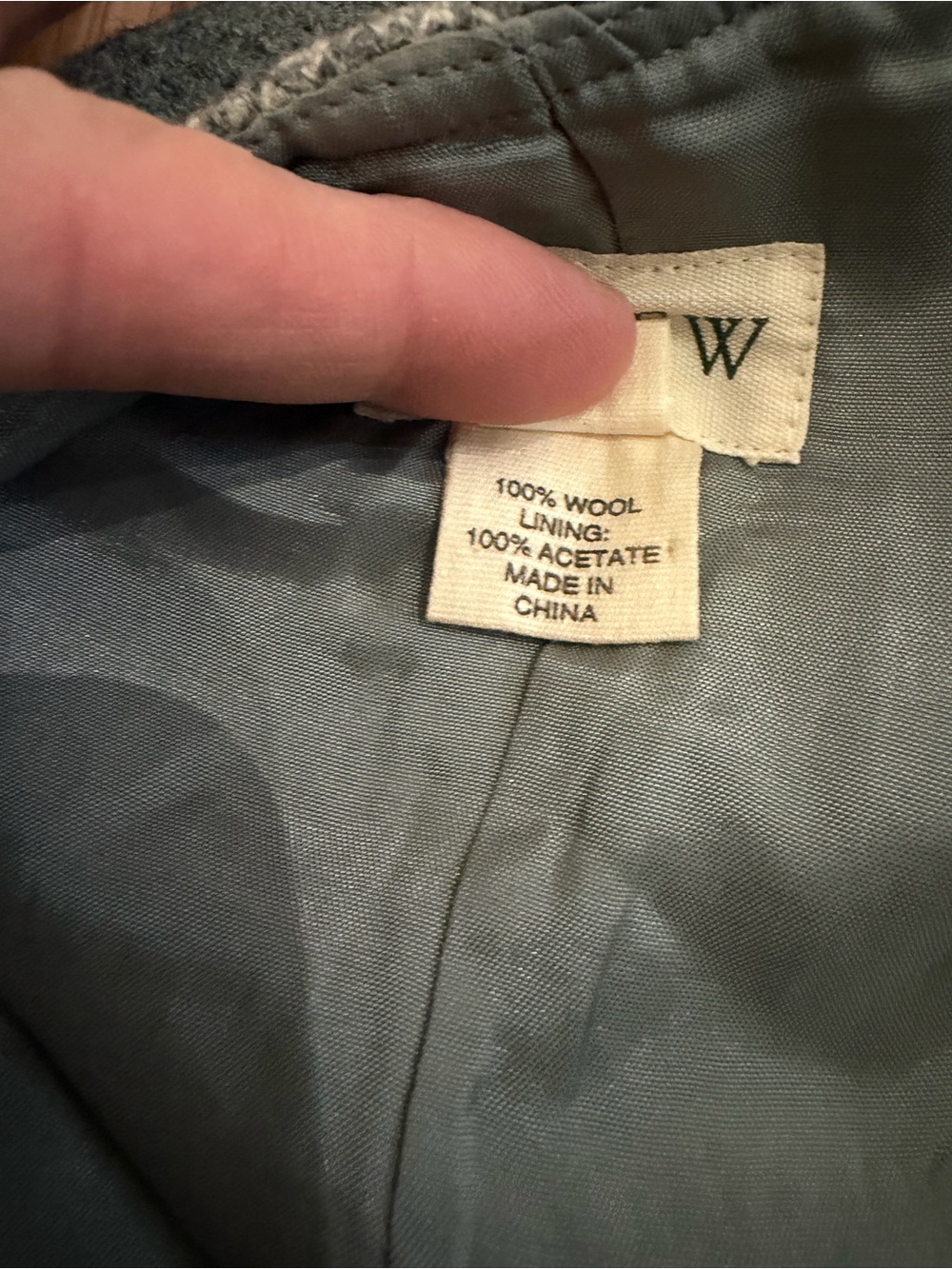 J.Crew Grey Plaid Wool Preppy A-Line Mini Skirt 8 - Picture 6 of 6